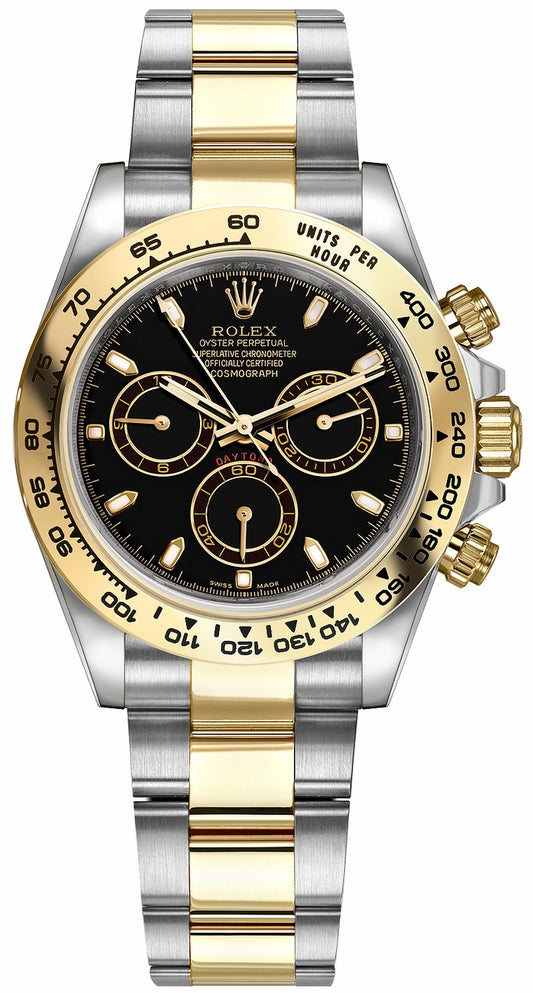 Rolex Cosmograph Daytona Black Dial Men's Luxury Watch 116503-0004