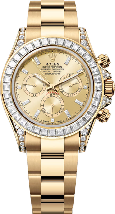 Rolex Cosmograph Daytona Gold & Diamonds Men's Watch 126598TBR-0001