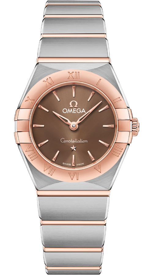 Omega Constellation Brown Dial Quartz Women's Watch 131.20.25.60.13.001