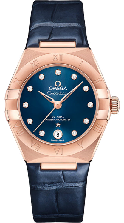 Omega Constellation Blue Diamond Dial Women's Watch 131.53.29.20.53.002