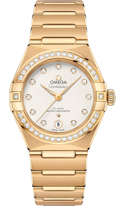 Omega Constellation 18k Yellow Gold Women's Watch 131.55.29.20.52.002