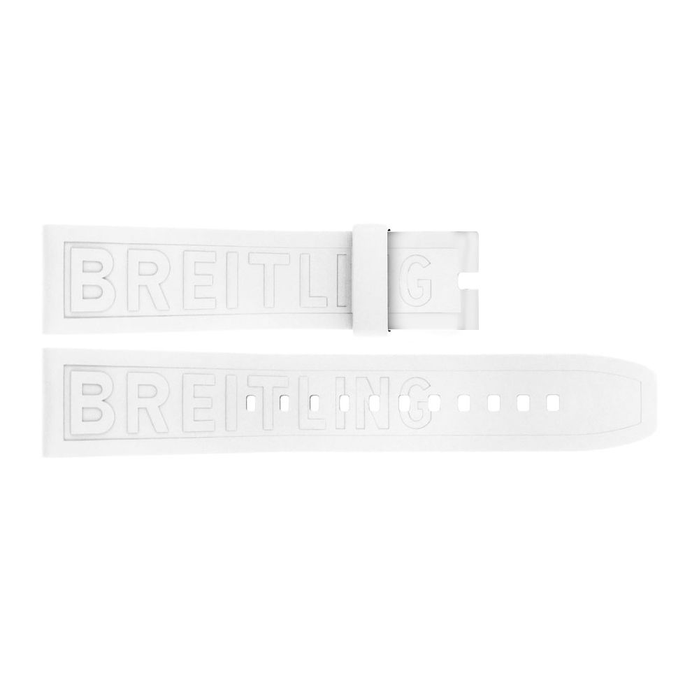 Breitling Diver Pro 22mm White Rubber Strap 176SS