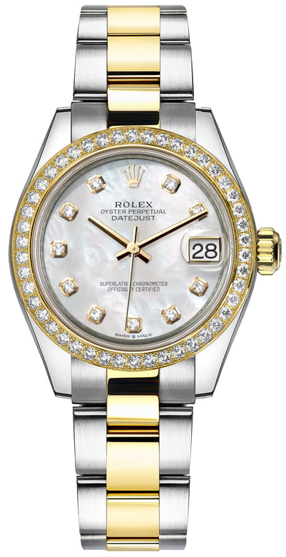 Rolex Datejust 31 White Mother of Pearl Women's Watch 278383RBR-0027