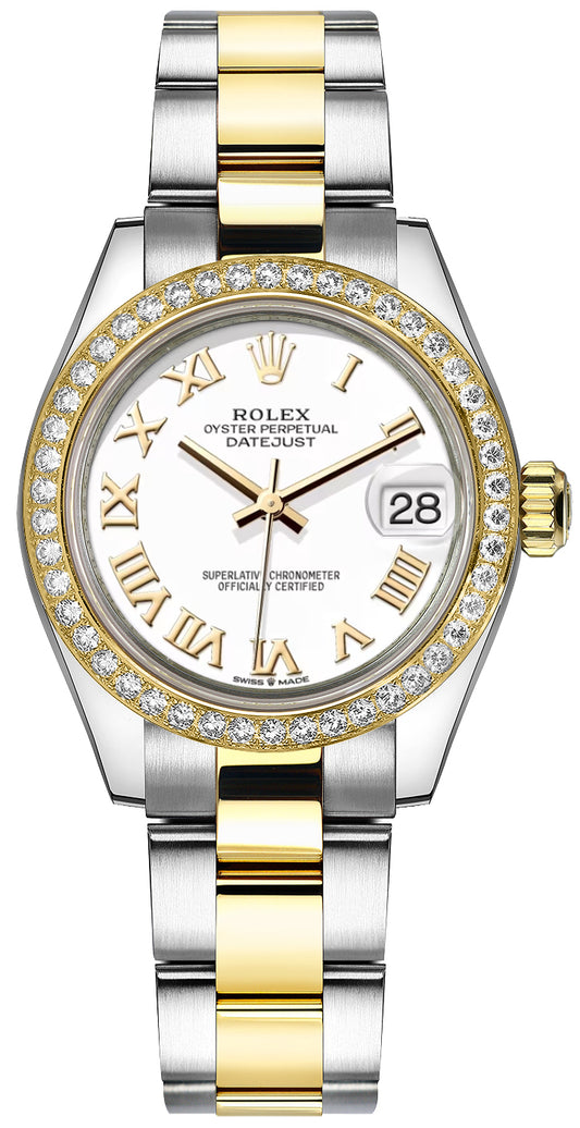 Rolex Datejust 31 White Roman Dial Women's Watch 278383RBR-0001