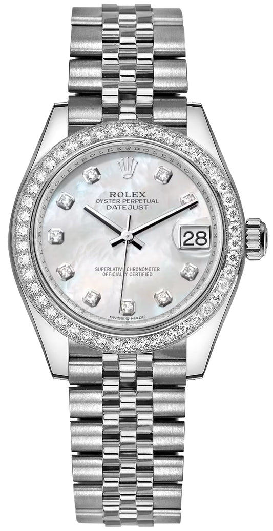 Rolex Datejust 31 Diamonds Jubilee Bracelet Women's Watch 278384RBR-0008