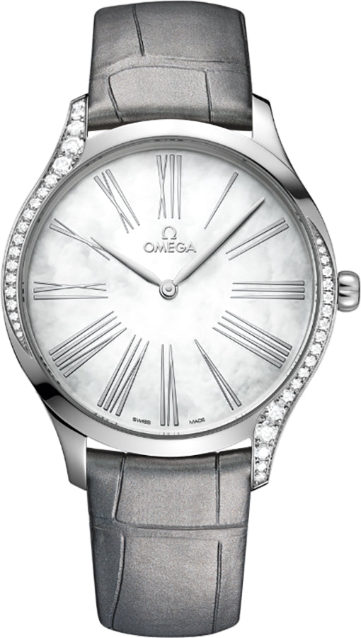 Omega De Ville Tresor White Mother of Pearl Women's Watch 428.18.39.60.05.001