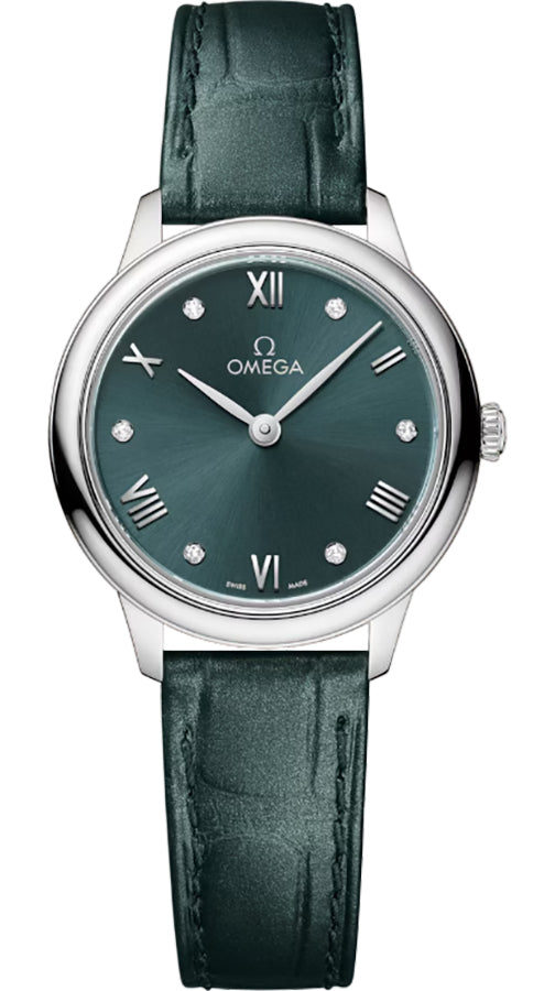 Omega De Ville Prestige Mint Green Dial Women's Watch 434.13.28.60.60.001