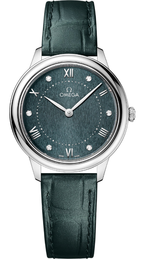 Omega De Ville Prestige Pine Green Dial Women's Watch 434.13.30.60.60.001