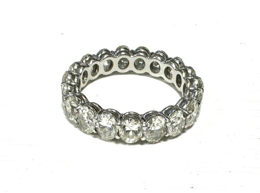 18K White Gold Diamond  Eternity Ring (4.65 Ct. Tw.)