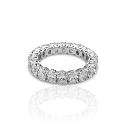 18K White Gold Diamond Eternity Ring (4.80 Ct. Tw.)