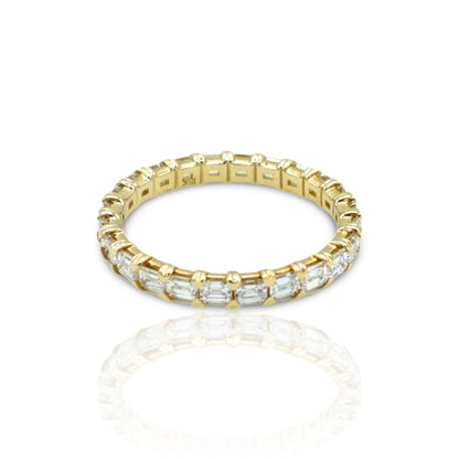 18K Yellow Gold Diamond Eternity Ring (1.24 Ct. Tw.)