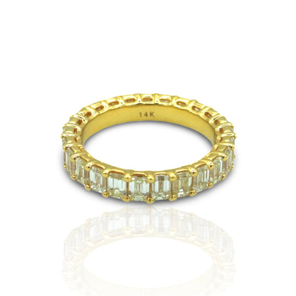 14K Yellow Gold Diamond Eternity Ring (3.63 Ct. Tw.)