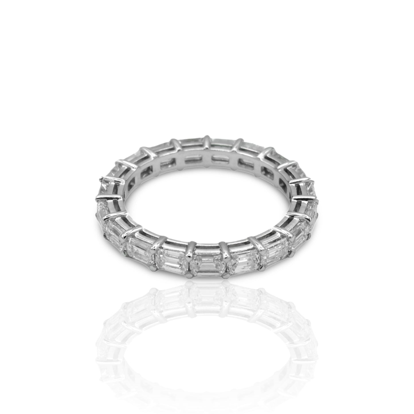 18K White Gold Diamond Eternity Ring (2.29 Ct. Tw.)