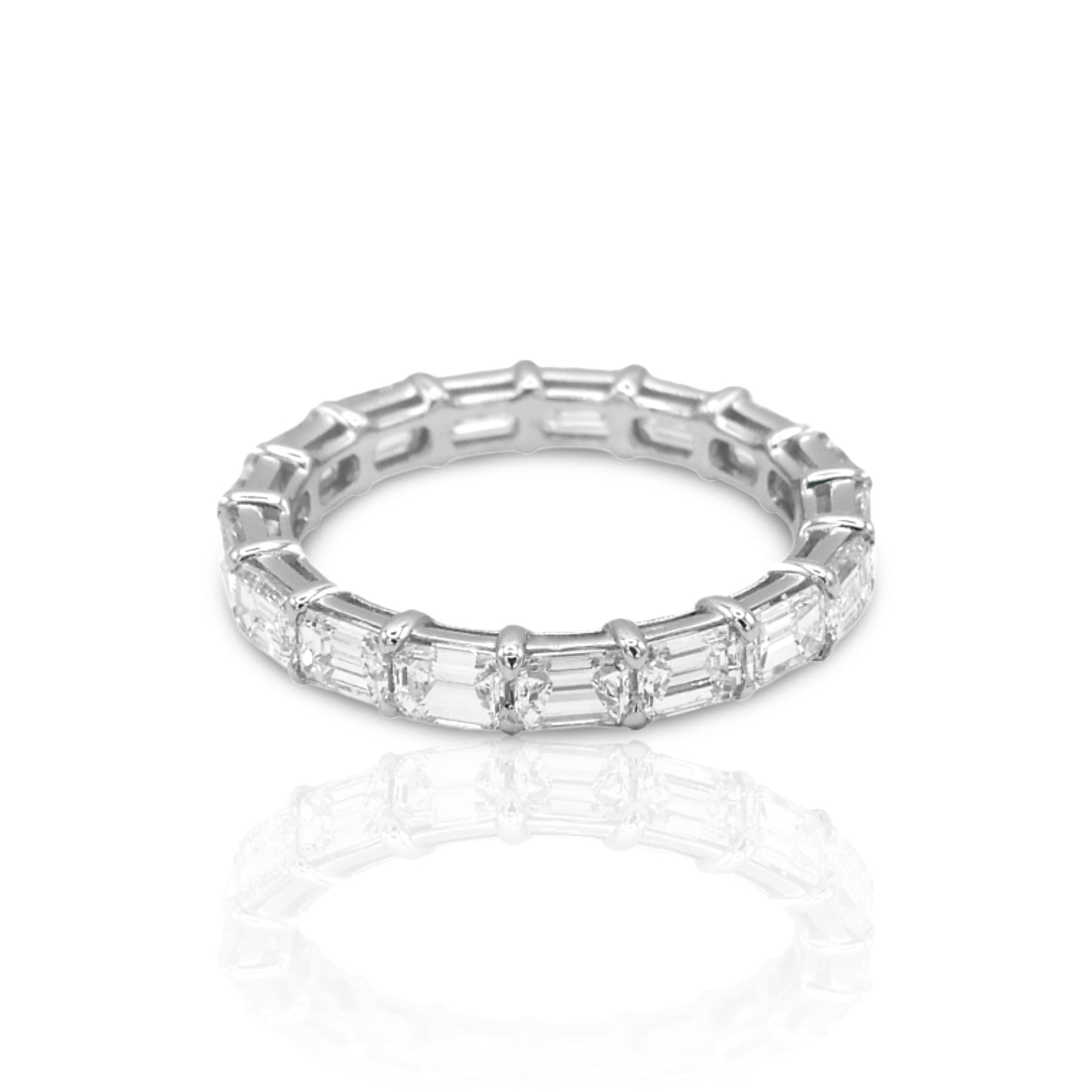 18K White Gold Diamond Eternity Ring (2.83 Ct. Tw.)