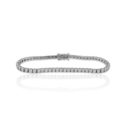 14K White Gold Diamond Tennis Bracelet (5.40 Ct. Tw.)