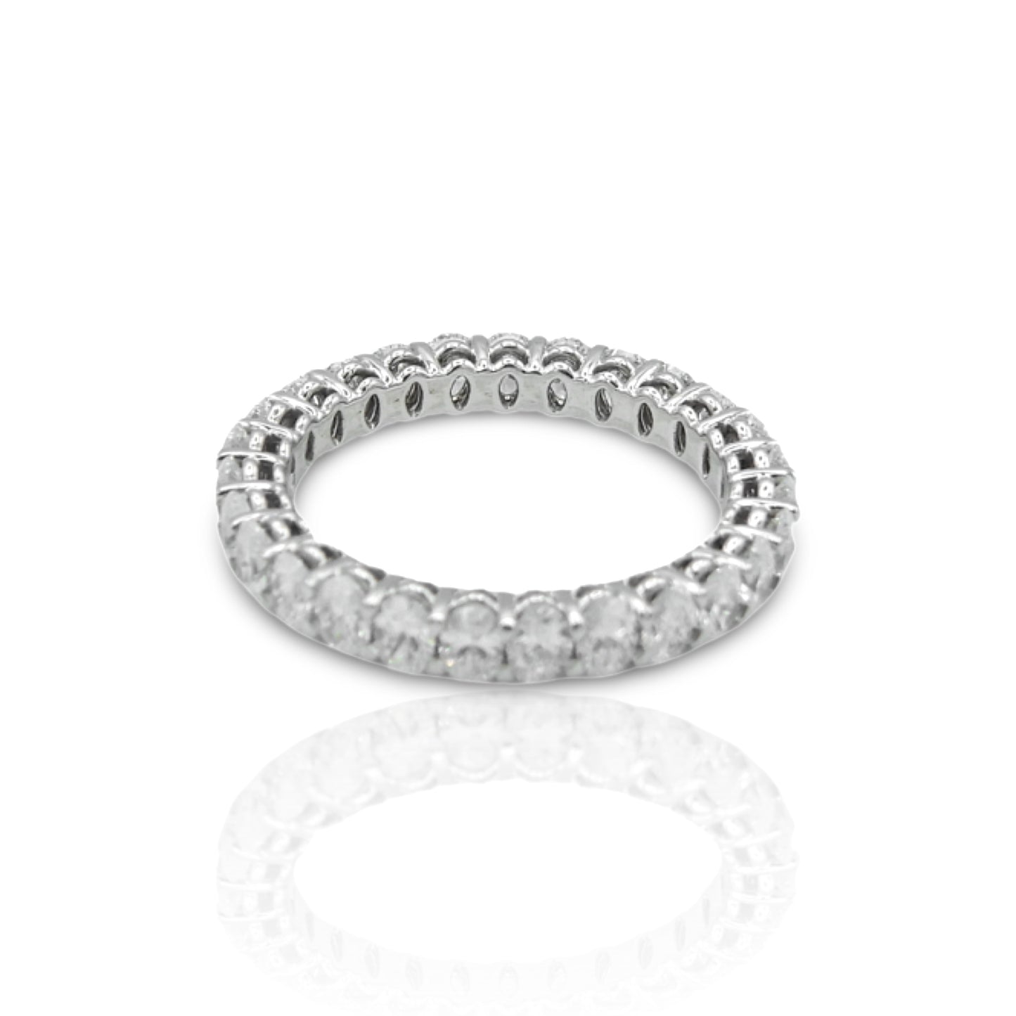 18K White Gold Diamond Eternity Ring (1.99 Ct. Tw.)