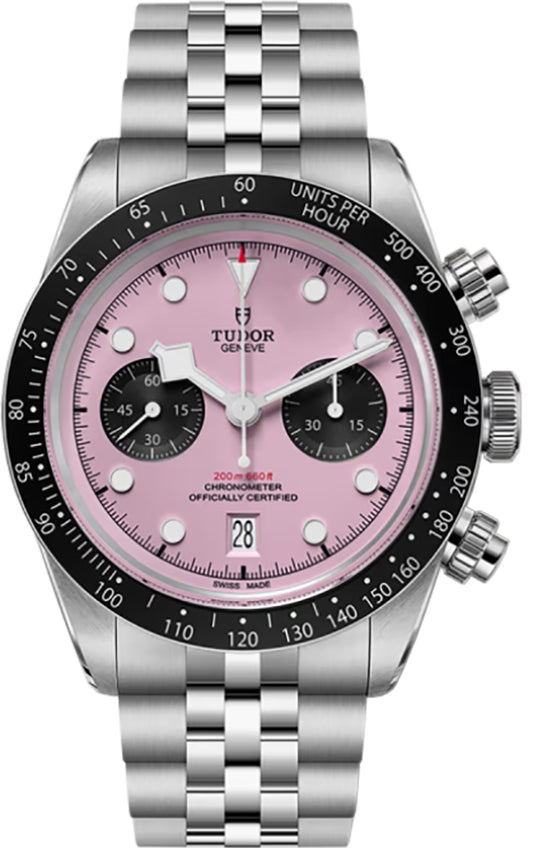 Tudor Black Bay Chrono Pink Dial Steel 41mm Men's Watch M79360N-0019