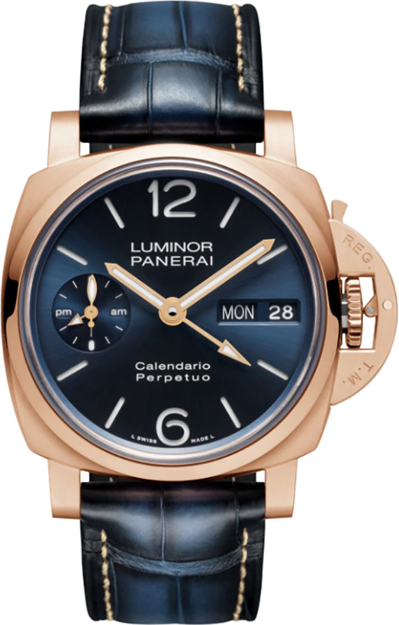 Panerai Luminor Perpetual Calendar GMT Goldtech Men's Watch PAM00742