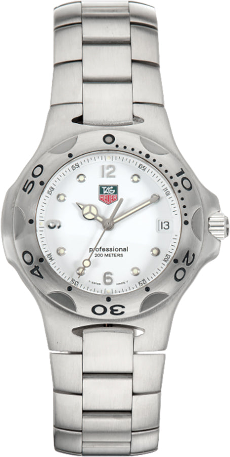 Tag Heuer Kirium White Dial Quartz Steel Men's Watch WL1010.BA0700