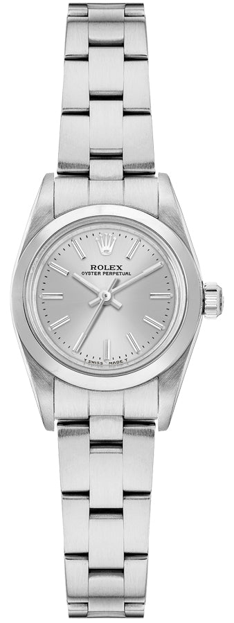 Rolex Oyster Perpetual 24 Stainless Steel Women's Watch 76080