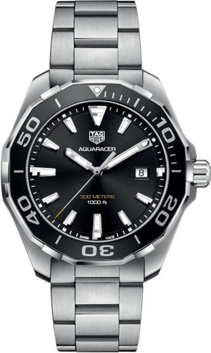 Tag Heuer Aquaracer 43mm Black Dial Men's Watch WAY101A.BA0746