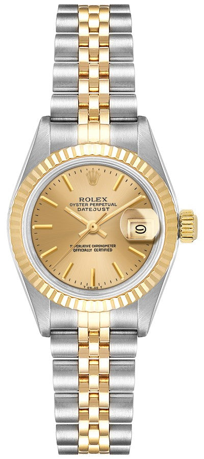 Rolex Lady-Datejust 26 Champagne Dial Women's Watch 69173