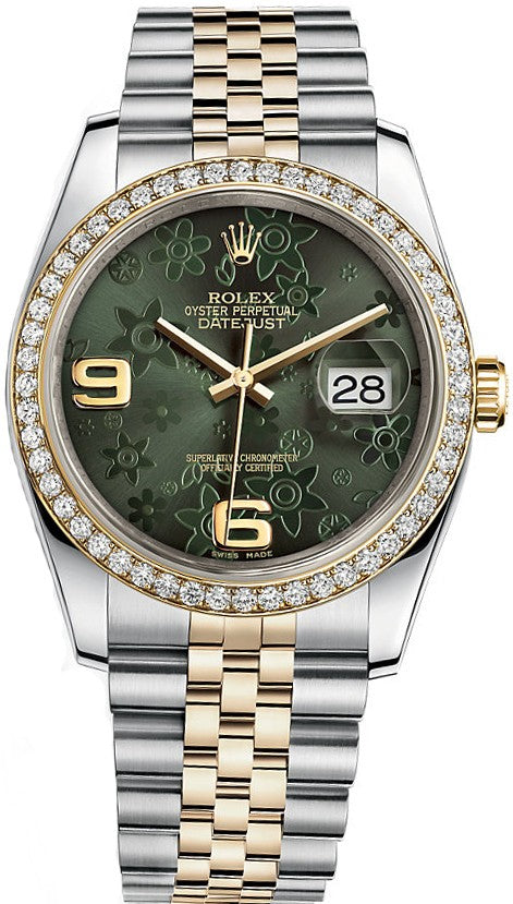 Rolex Datejust 36 Green Dial Watch 116243-0009