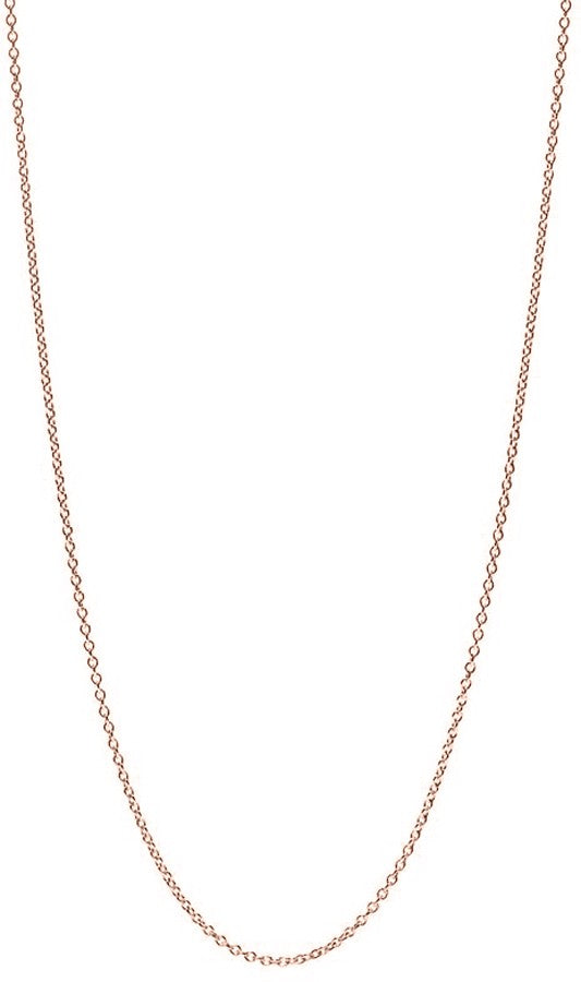 Solid 14k Rose Gold Chain Necklace