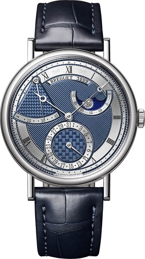 Breguet Classique Moon Phase Blue Dial Men's Watch 7137BB/Y5/9VU