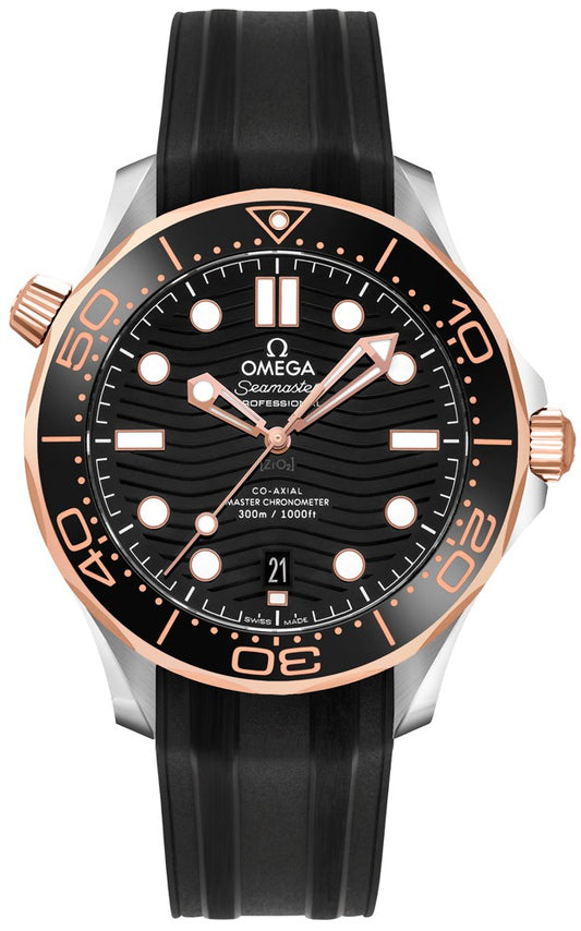 Omega Seamaster Black Dial 42mm Men's Watch 210.22.42.20.01.002