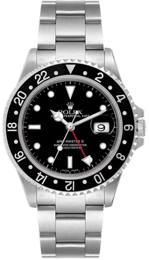 Rolex GMT-Master II Automatic Black Dial Men's Watch 16710