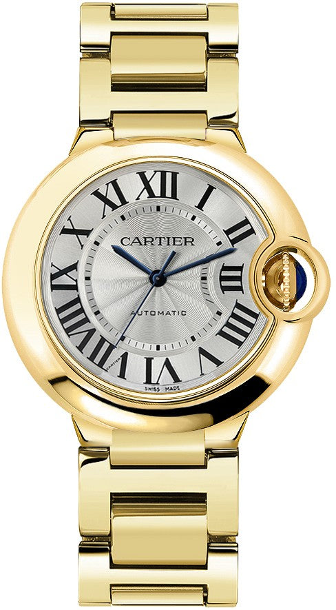 Cartier Ballon Bleu 18k Yellow Gold Luxury Watch W69003Z2