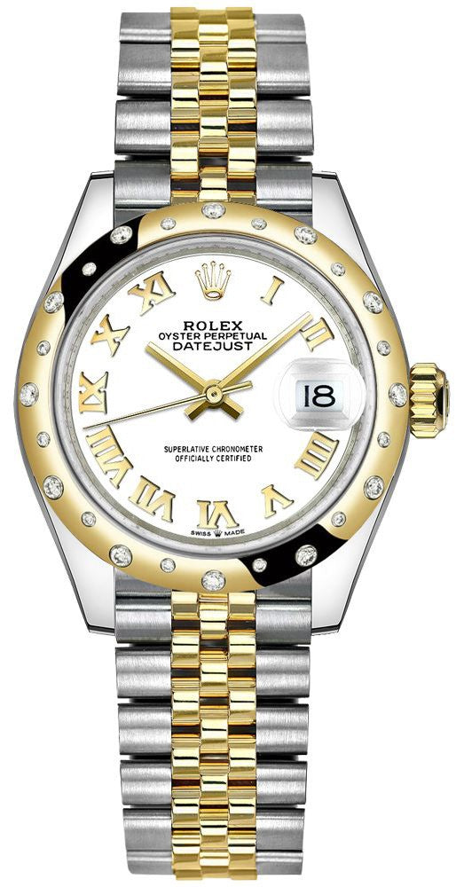 Rolex Datejust 31 White Dial Roman Numerals Women's Watch 278343RBR