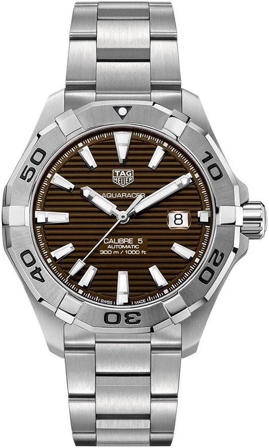 Tag Heuer Aquaracer Calibre 5 Brown Dial Men's Watch WAY2018.BA0927