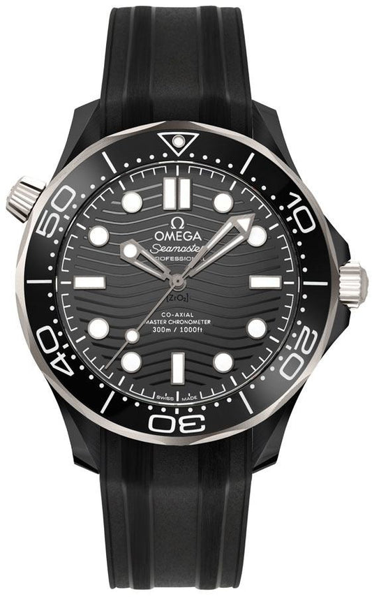 Omega Seamaster Black Ceramic Men's Watch 210.92.44.20.01.001