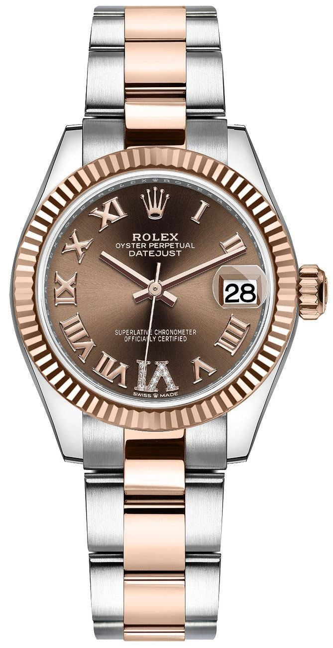 Rolex Datejust 31 Chocolate Dial Automatic Women's Watch 278271-0003