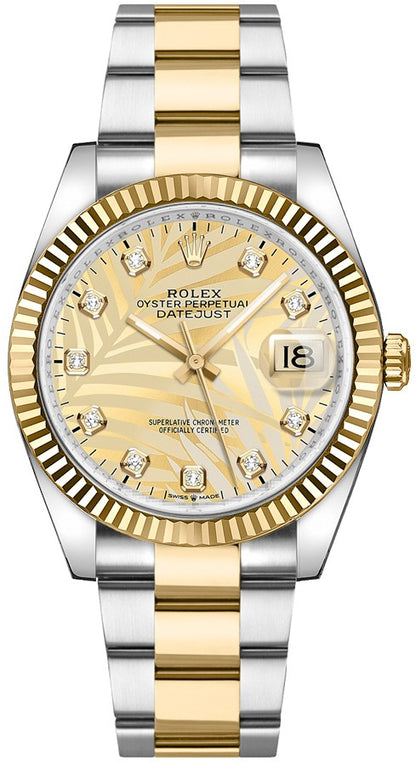 Rolex Datejust 36 Diamonds Oyster Bracelet Unisex Watch 126233-0044