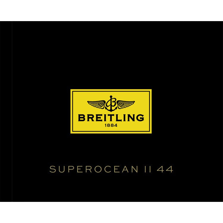 Breitling Superocean II 44 Black Dial Steel Men's Watch A17392D71B1A1