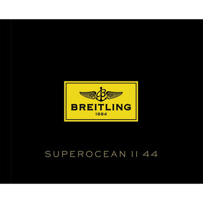 Breitling Superocean II 44 Black Dial Steel Men's Watch A17392D71B1A1