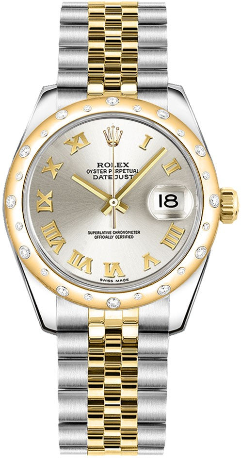 Rolex Datejust 31 Steel Dial Roman Numeral Women's Watch 178343-0022