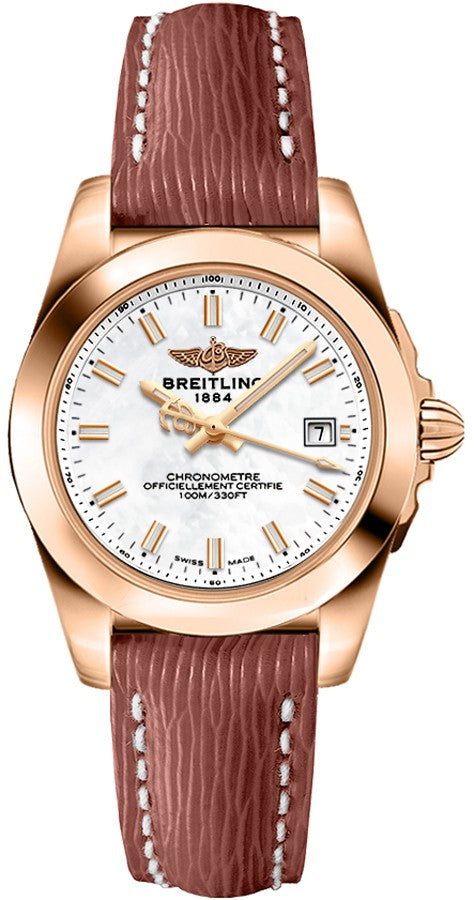 Breitling Galactic 32 Sleek Rose Gold Women's Watch H7133012/A802-211X