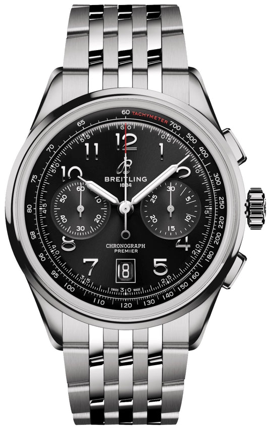 Breitling Premier B01 Chronograph 42 Steel Men's Watch AB0145221B1A1