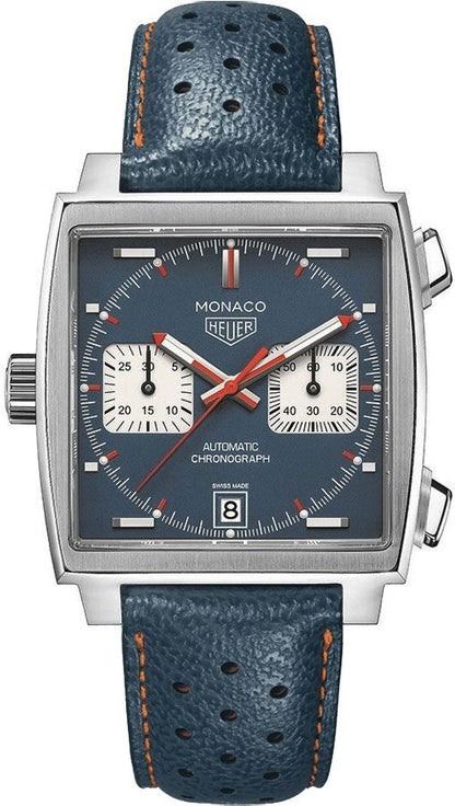 Tag Heuer Monaco Steve McQueen Blue Dial Men's Watch CAW211P.FC6401