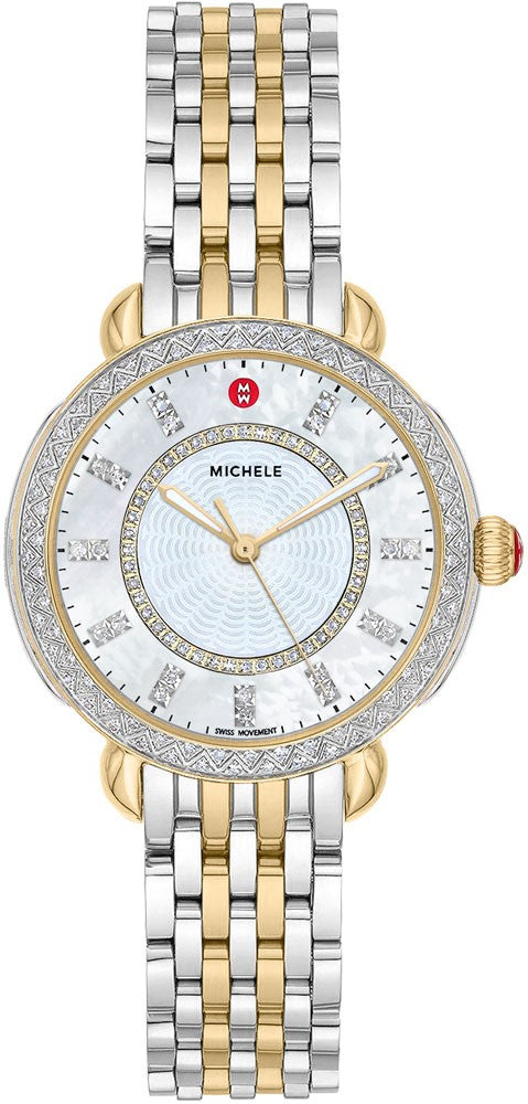 Michele Sidney Classic Two-Tone Women's Watch MWW30B000002