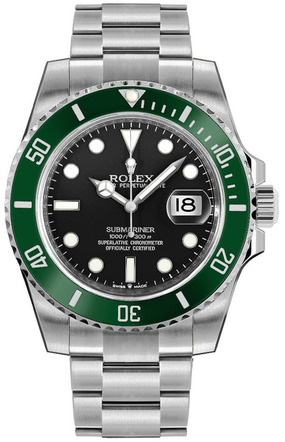 Rolex Submariner Date Starbucks Green Bezel Men's Watch 126610LV-0002