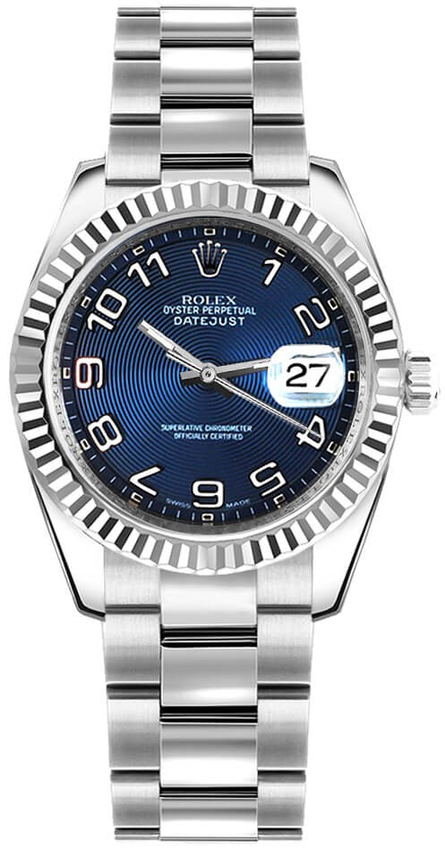 Rolex Datejust 31 Blue Dial Automatic Ladies Watch 178274