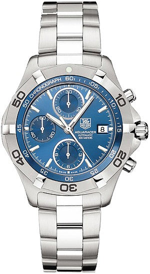 Tag Heuer Aquaracer Automatic Chronograph Blue Dial Watch CAF2112.BA0809