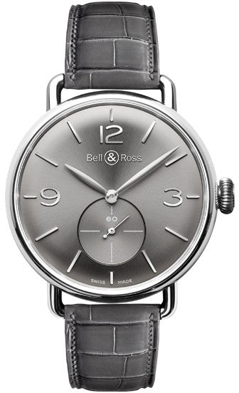 Bell & Ross Vintage Men's Luxury Watch WW1 BRWW1-ME-AG-RU/SCR