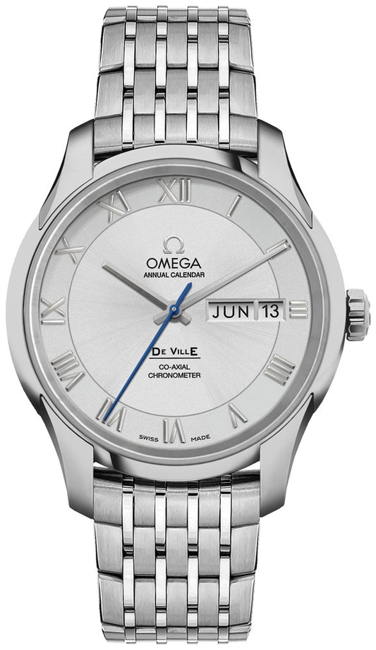 Omega De Ville Calendar Silver Dial Men's Dress Watch 431.10.41.22.02.001