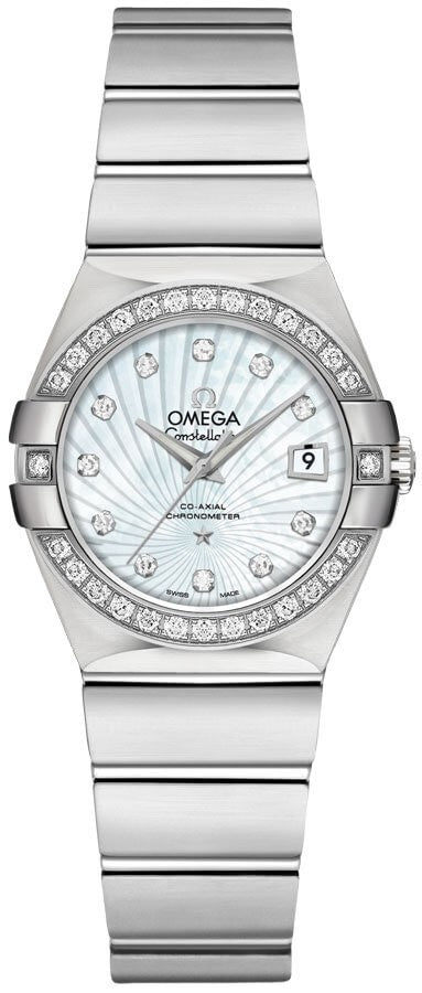 Omega Constellation 27mm Women's Luxury Watch 123.15.27.20.55.001